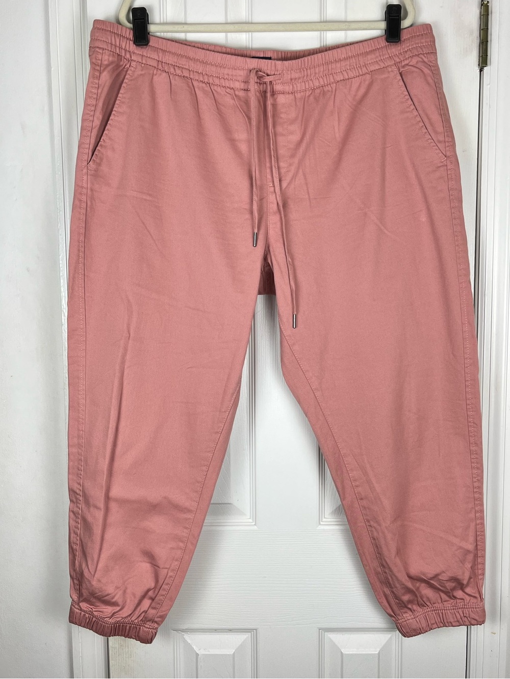 Gap High Rise Relaxed Fit Jogger Pants Sz XXL Cotton Viscose Dusty Rose
